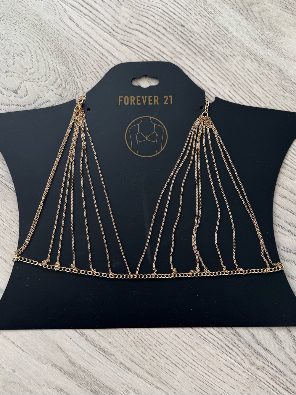Forever 21, Bikini Top Chain NWT